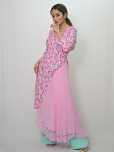 Shakti Diffuse Co-ord Set – Elegant Designer Fusion Wear for Women