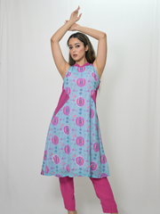 Shakti Diffuse Co-ord Set – Premium Designer Fusion Wear for Women