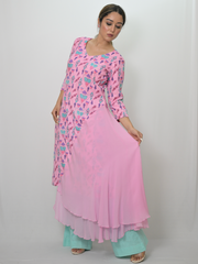 Shakti Diffuse Co-ord Set – Elegant Designer Fusion Wear for Women