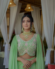 Elegant Green Co-ord Set – Stylish Two-Piece Outfit for Women