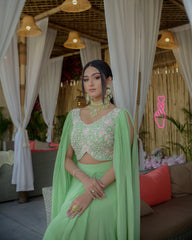 Elegant Green Co-ord Set – Stylish Two-Piece Outfit for Women