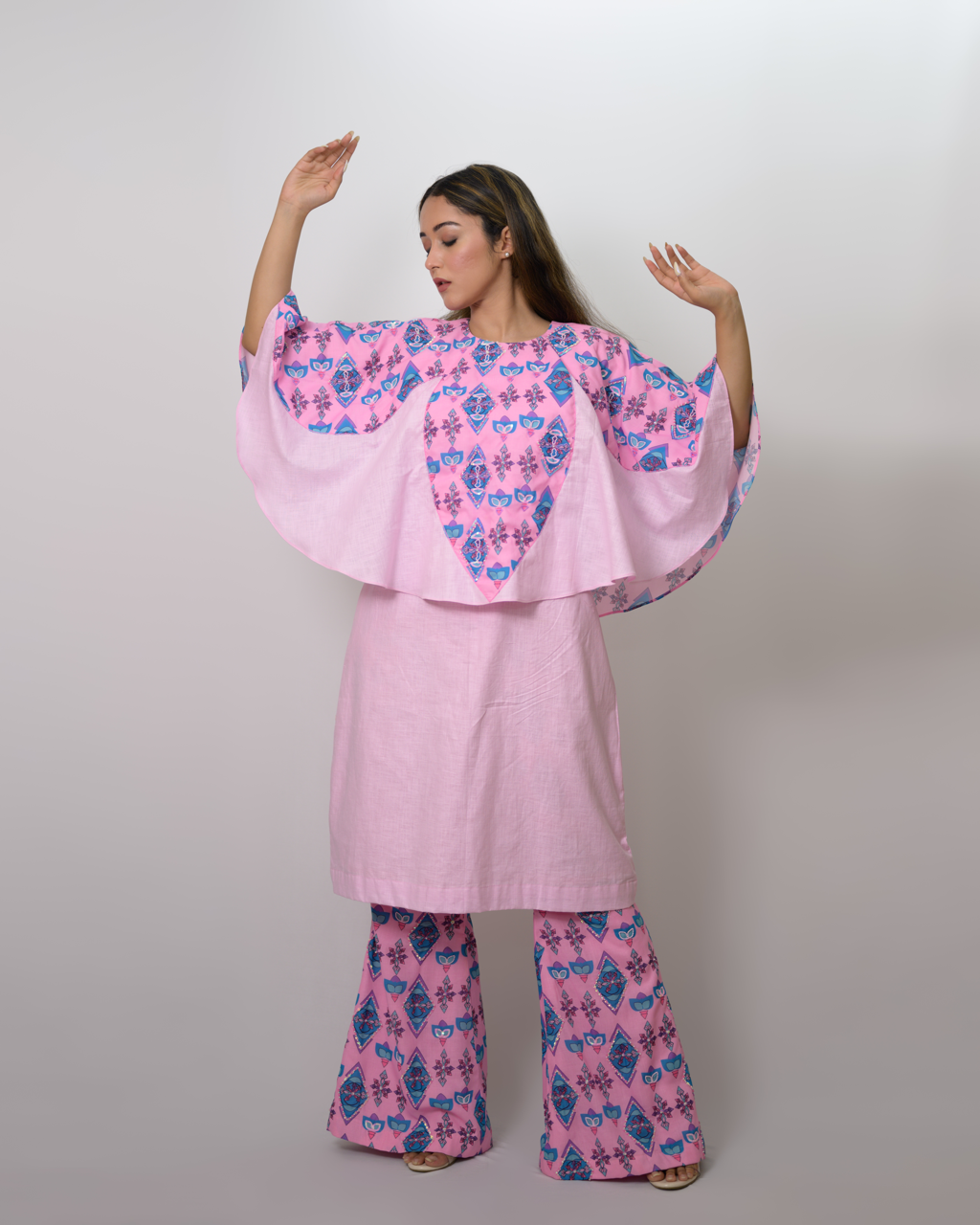 Shakti Diffuse Co-ord Set – Premium Designer Fusion Outfit for Women