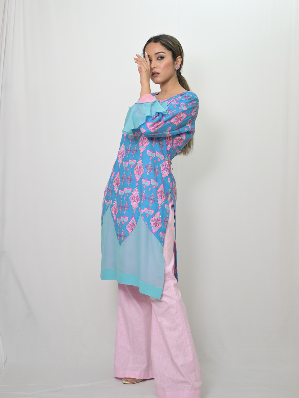 Shakti Diffuse Co-ord Set – Premium Designer Fusion Outfit for Women