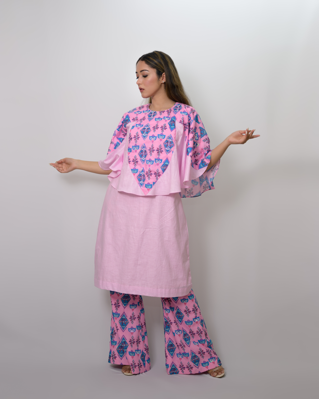 Shakti Diffuse Co-ord Set – Premium Designer Fusion Outfit for Women