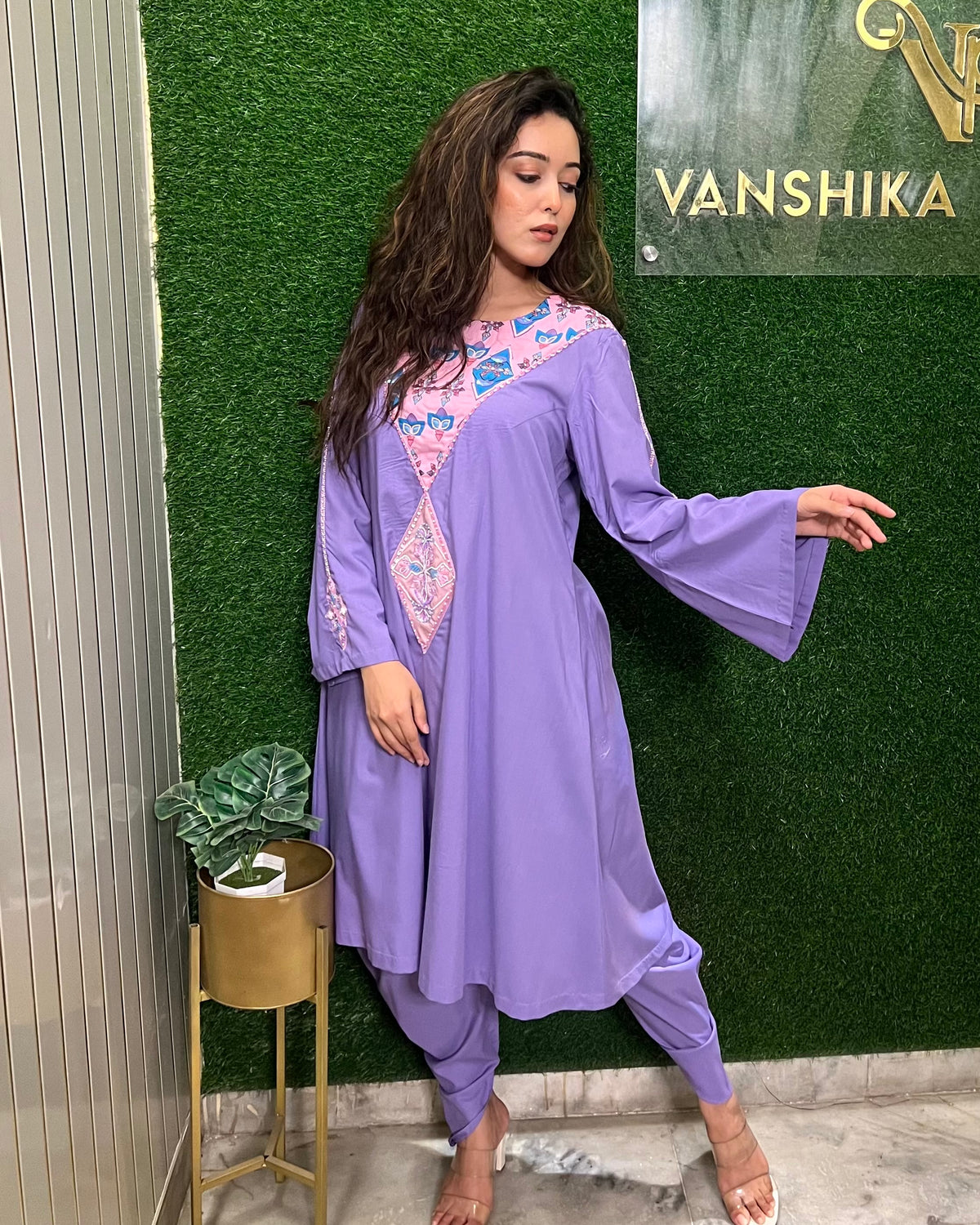 Shakti Diffuse Co-ord Set – Premium Designer Fusion Wear for Women