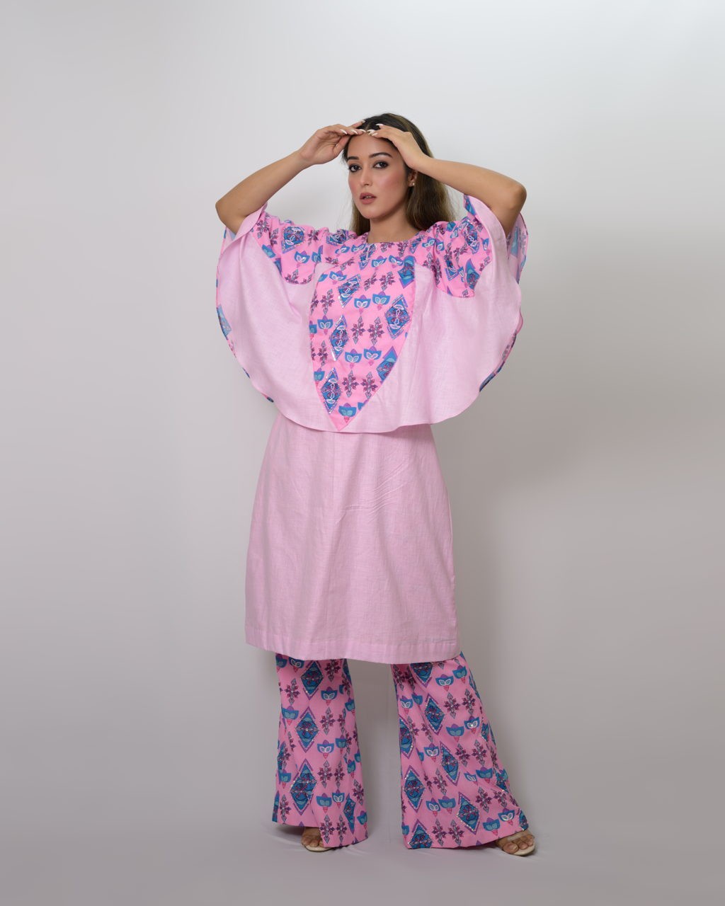 Shakti Diffuse Co-ord Set – Premium Designer Fusion Outfit for Women