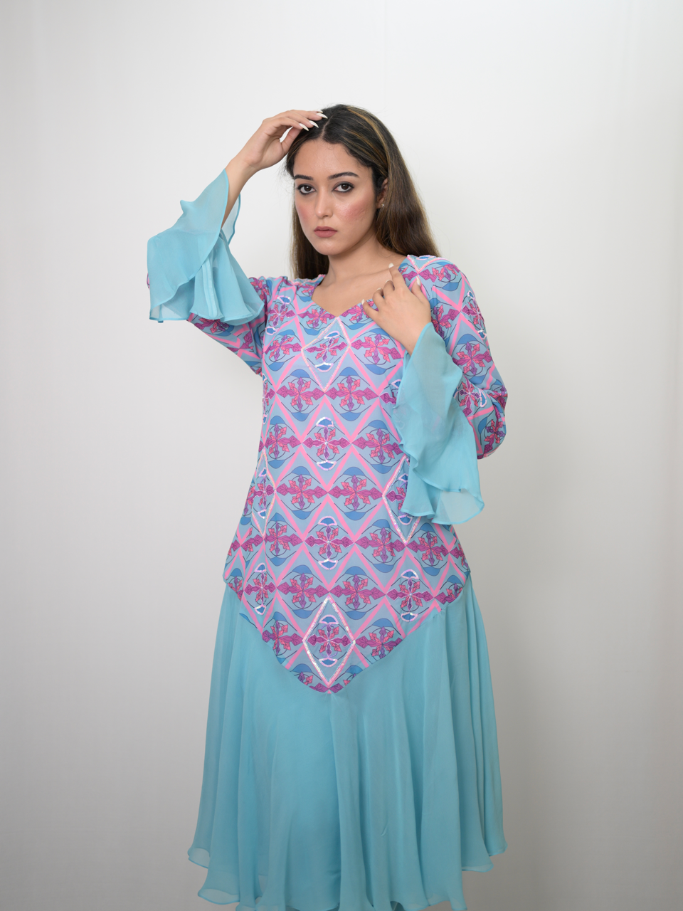 Shakti Diffuse Co-ord Set – Premium Designer Two-Piece Outfit