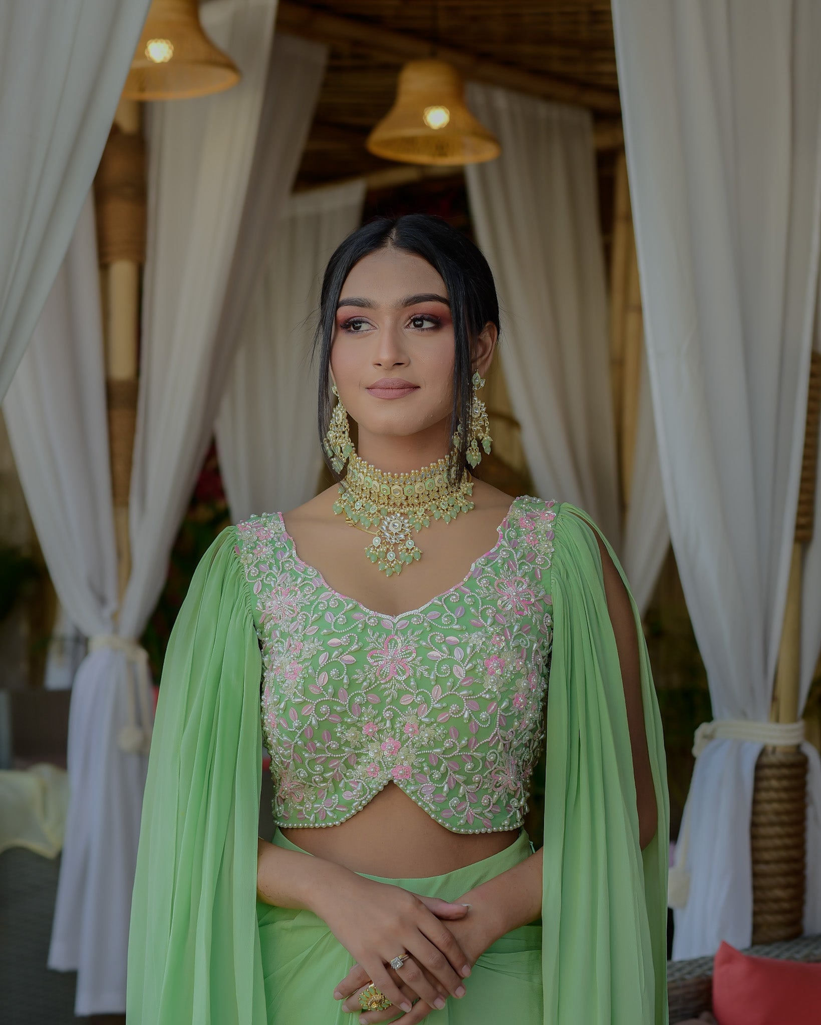 Elegant Green Co-ord Set – Stylish Two-Piece Outfit for Women